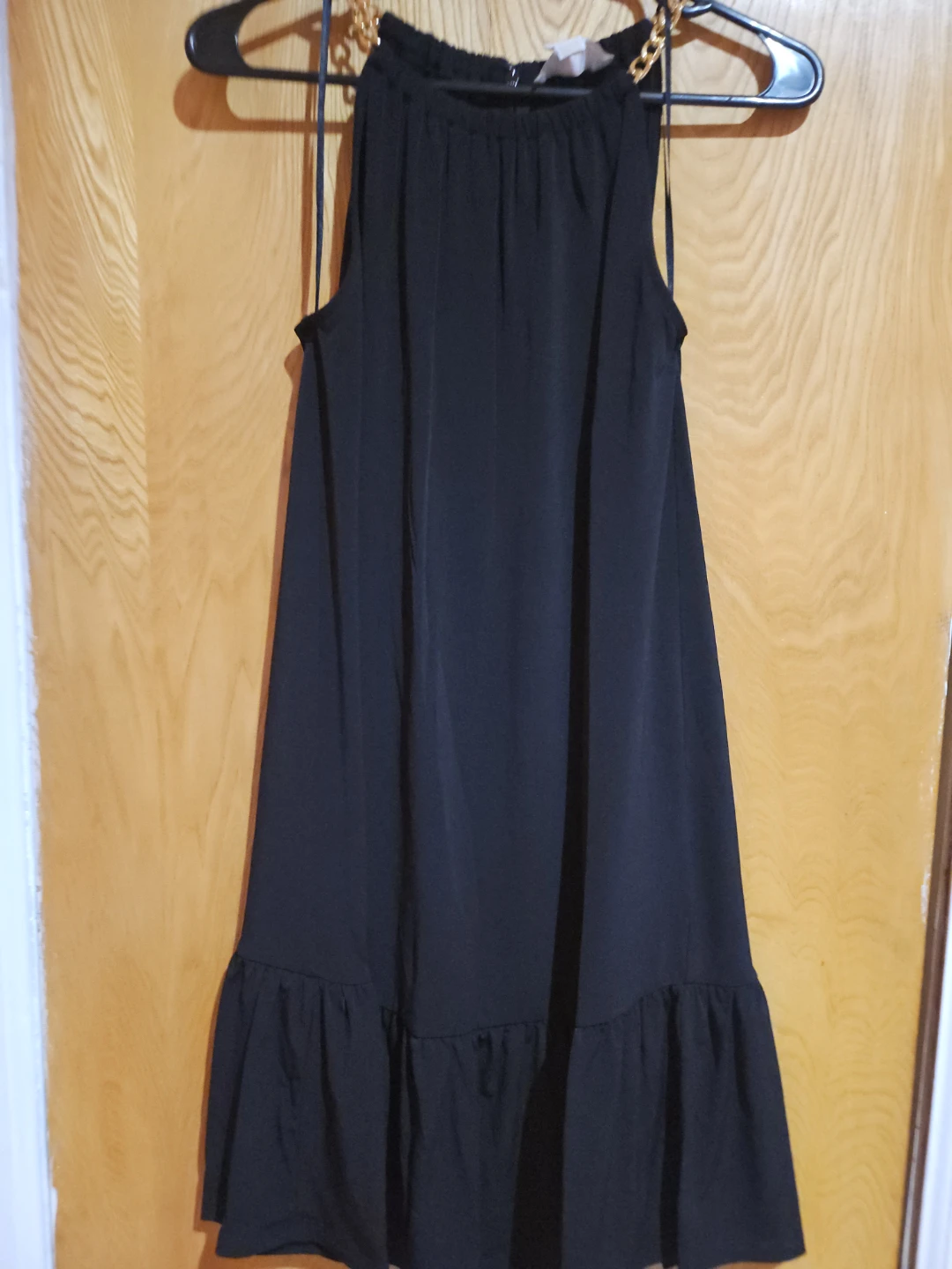 Michael Kors Black Sleeveless Chain Neck Dress Size S - photo 2