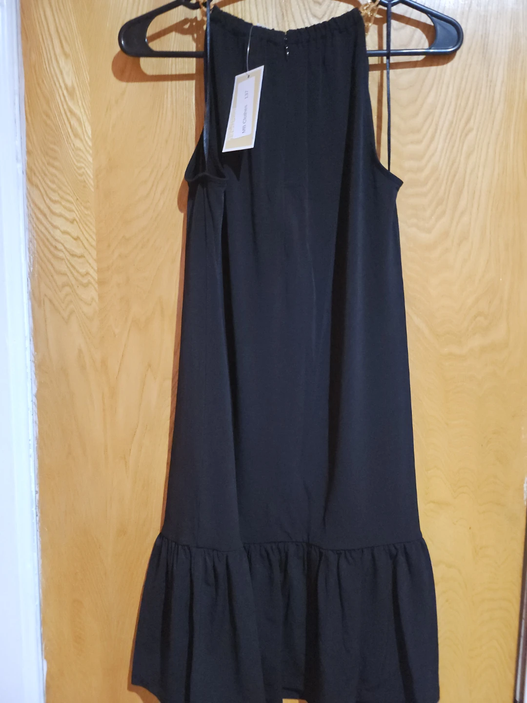 Michael Kors Black Sleeveless Chain Neck Dress Size S - photo 3