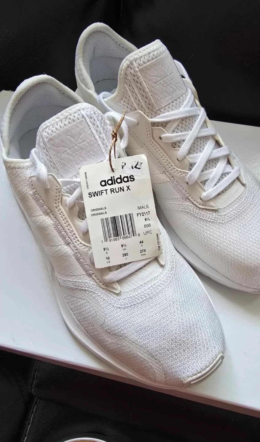 Brand new Adidas Swift Run all white for sale - photo 4