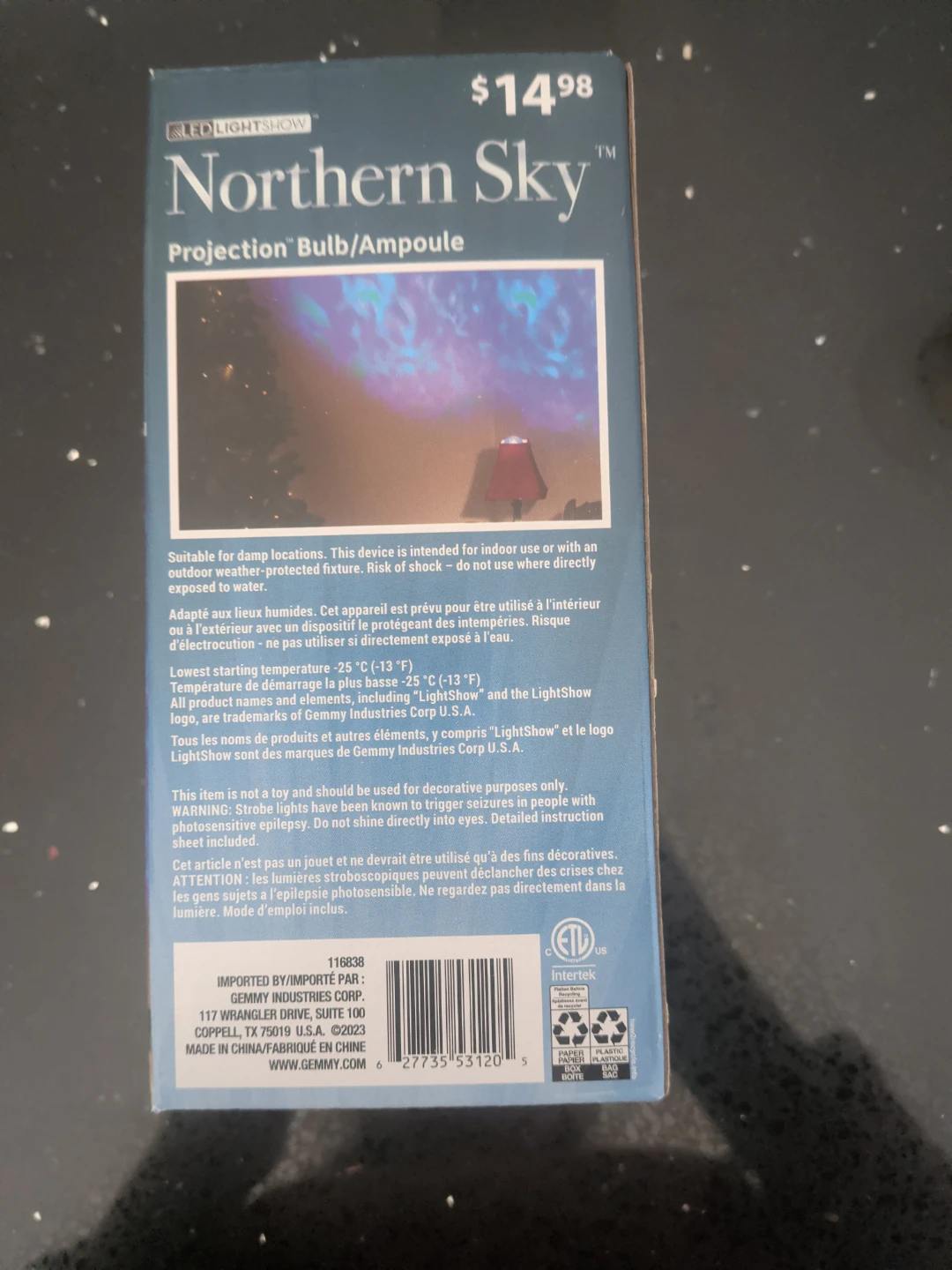 LED Light Show Northern Sky Projection Bulb - photo 3