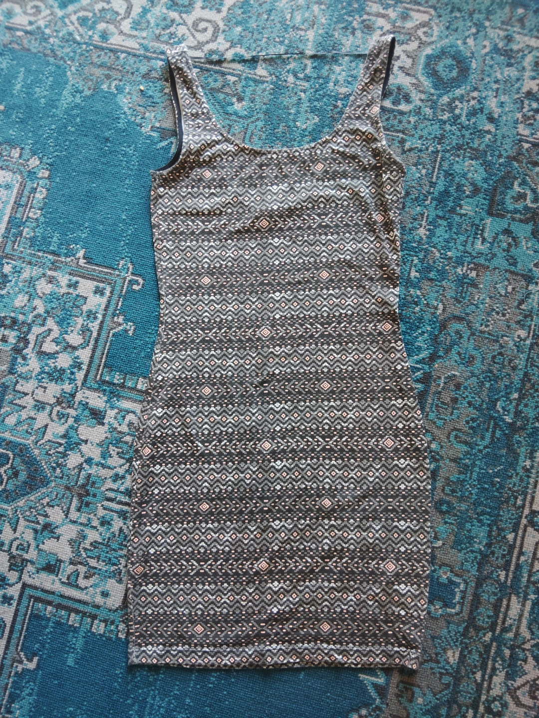 Womens Tribal Print Tank Dress
