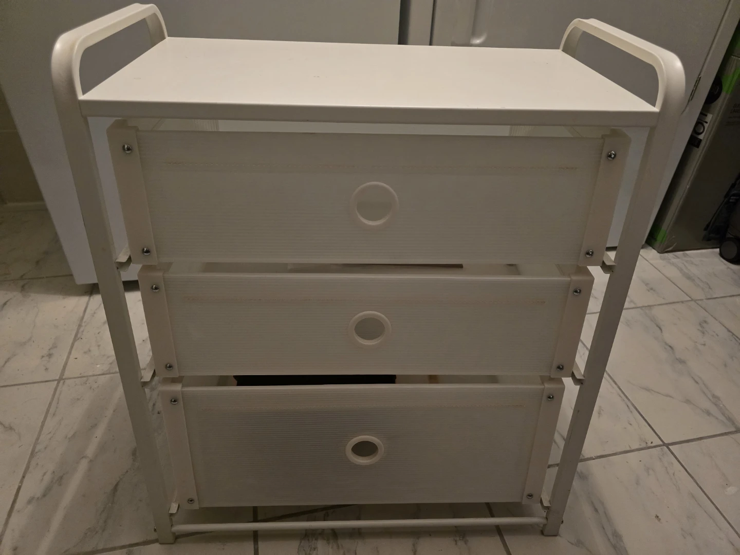 IKEA White 3-Drawer Storage Unit