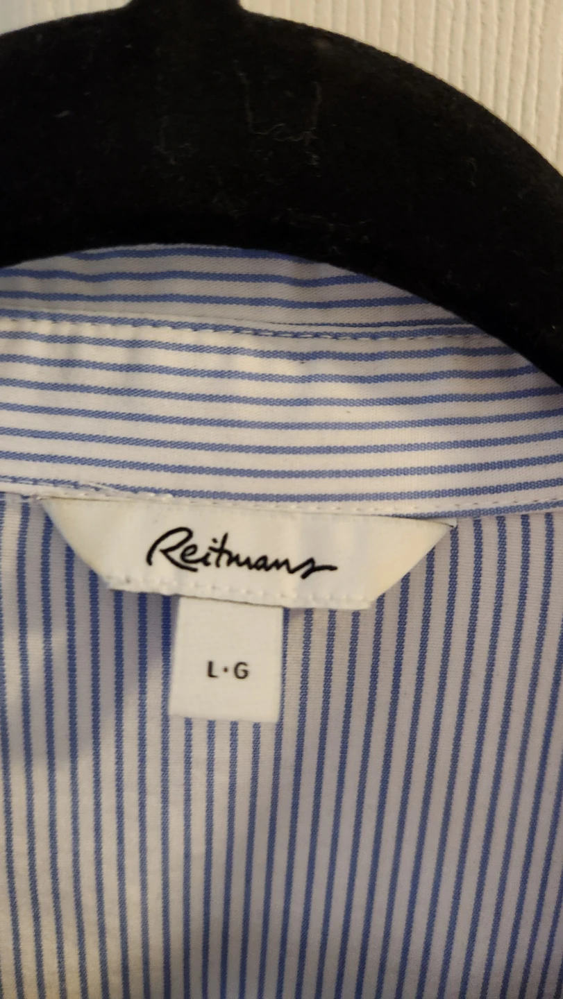 Striped Tie-Front Shirt - Size L - photo 5