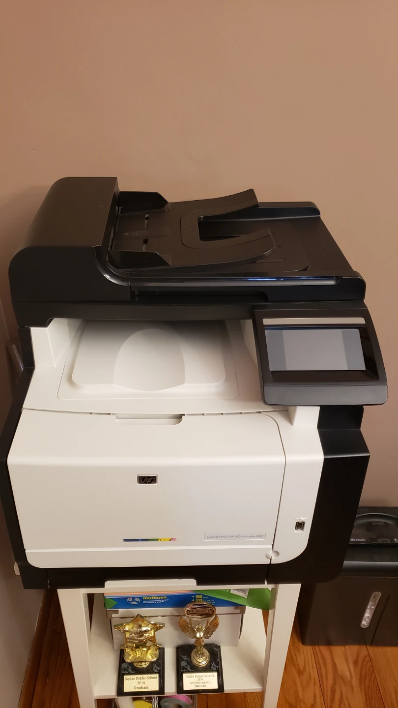 HP LaserJet Pro CM1415fnw color MFP Printer - photo 2