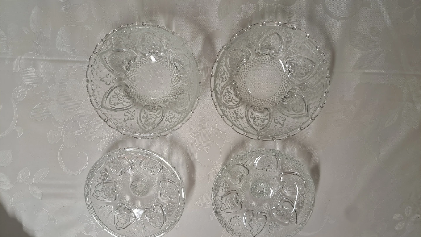 Set of 2 Clear Glass Dessert Bowls - photo 2