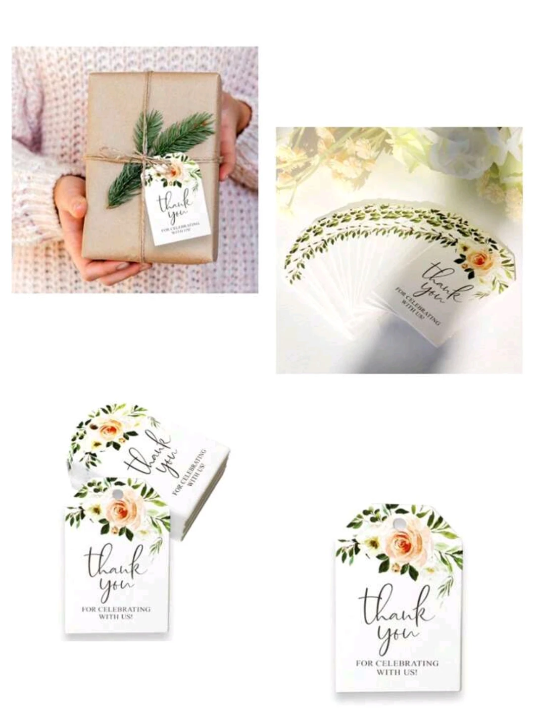"Thank you" cards 10 pcs - photo 2