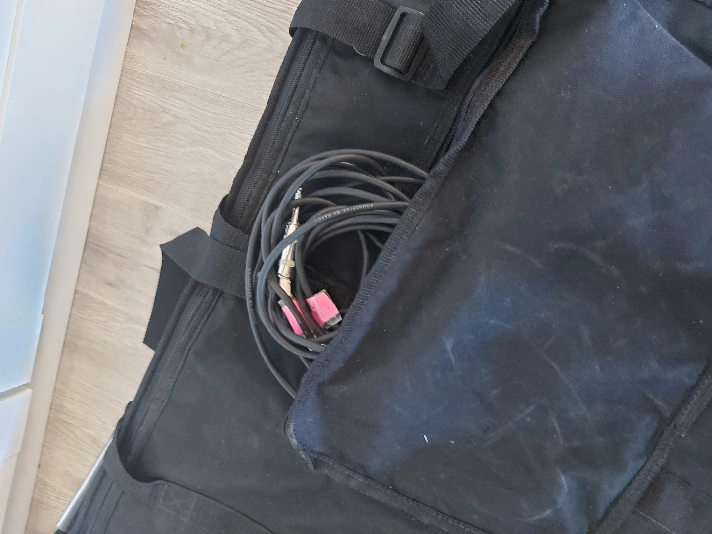 Padded Gig Bag with Cables