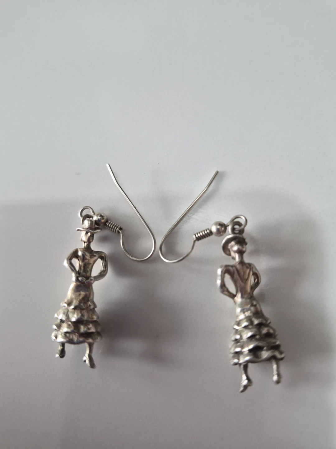 Silver Dancer Earrings and Bracelet Set