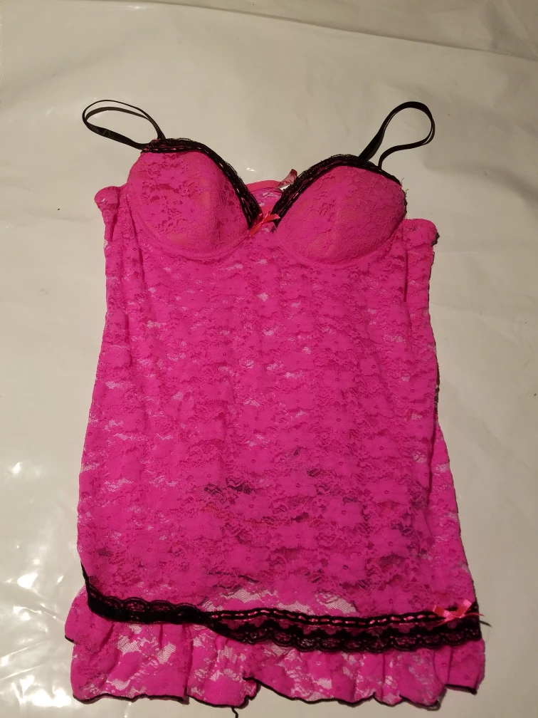 Just Glam Lace Babydoll Lingerie - Size 3X