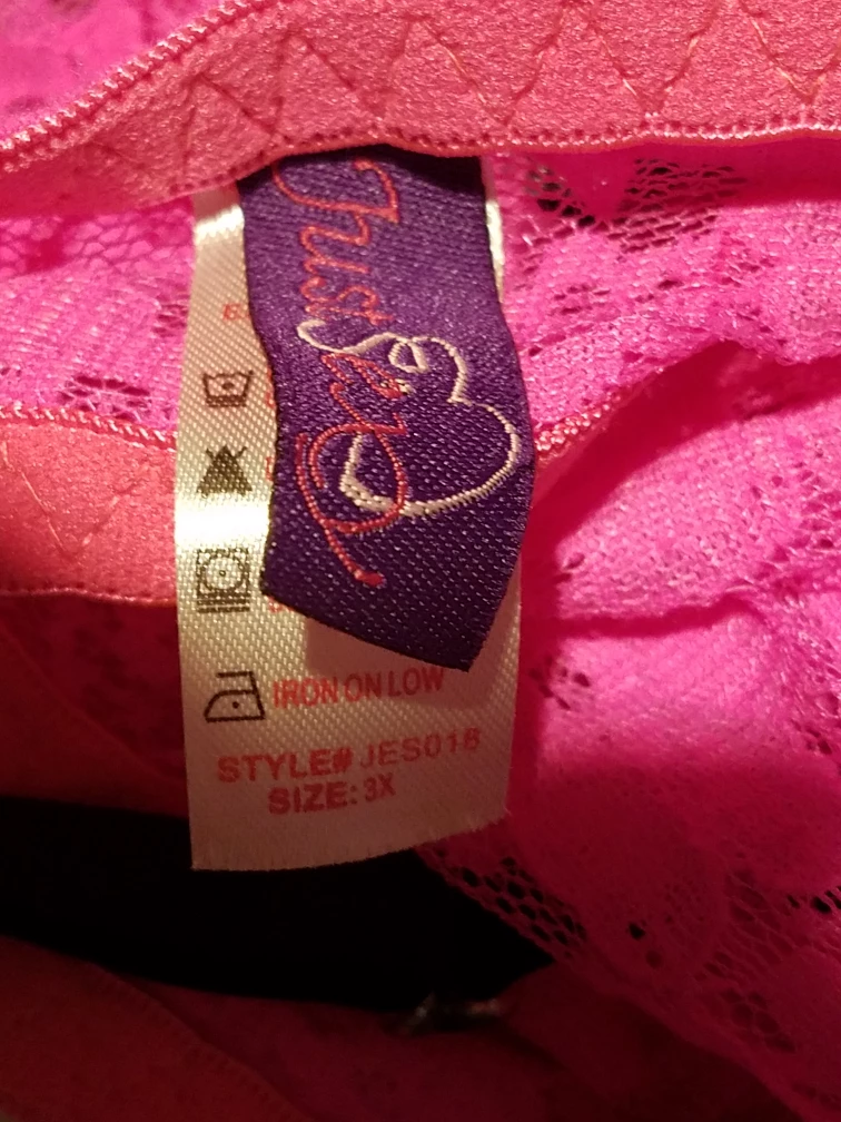 Just Glam Lace Babydoll Lingerie - Size 3X - photo 3