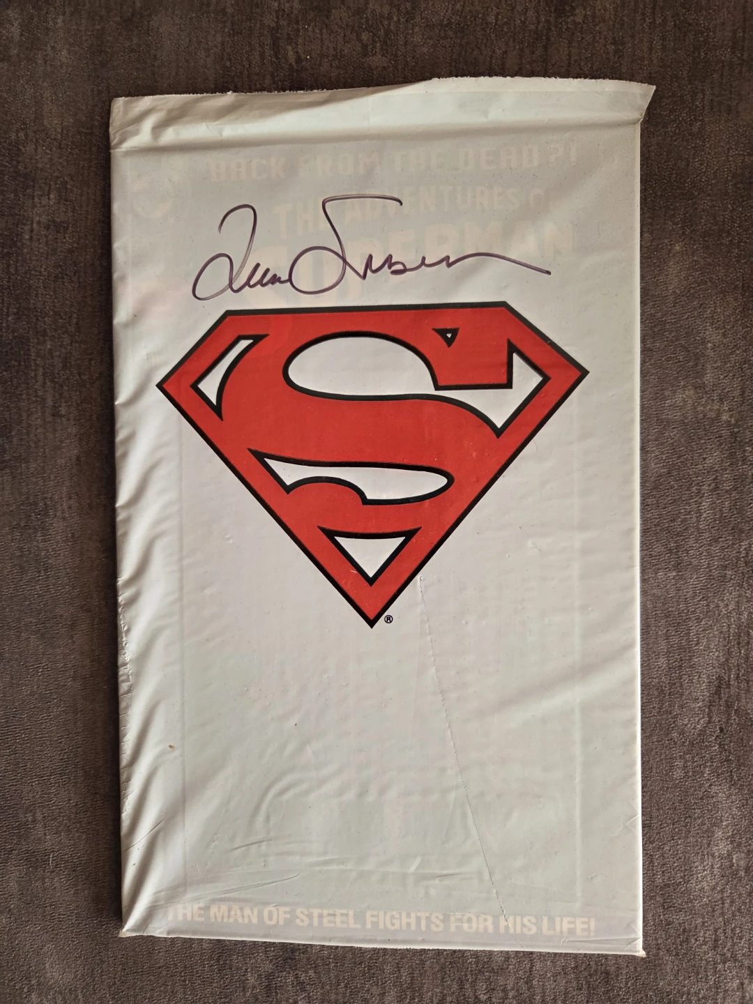 The Adventures of Superman Comic Book Signed