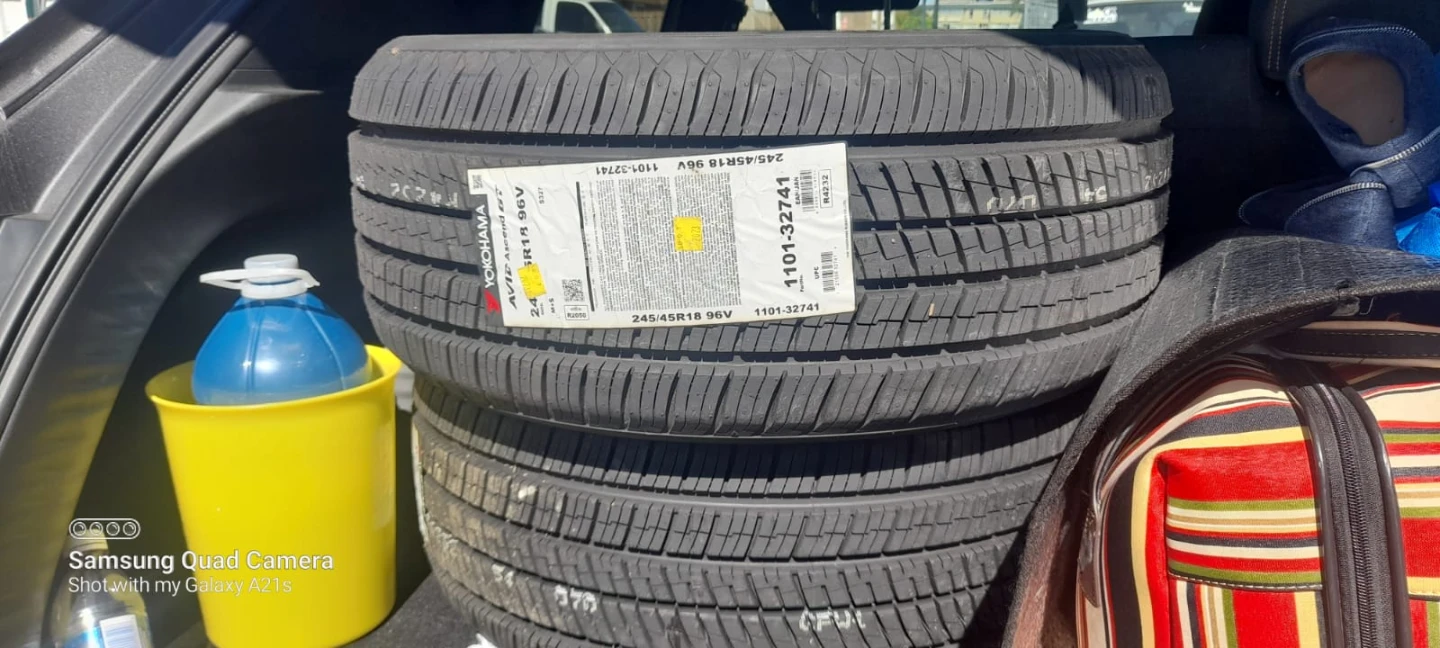 4 Yokohama AVID Ascend GT Tires 245/45R18 96V - photo 2
