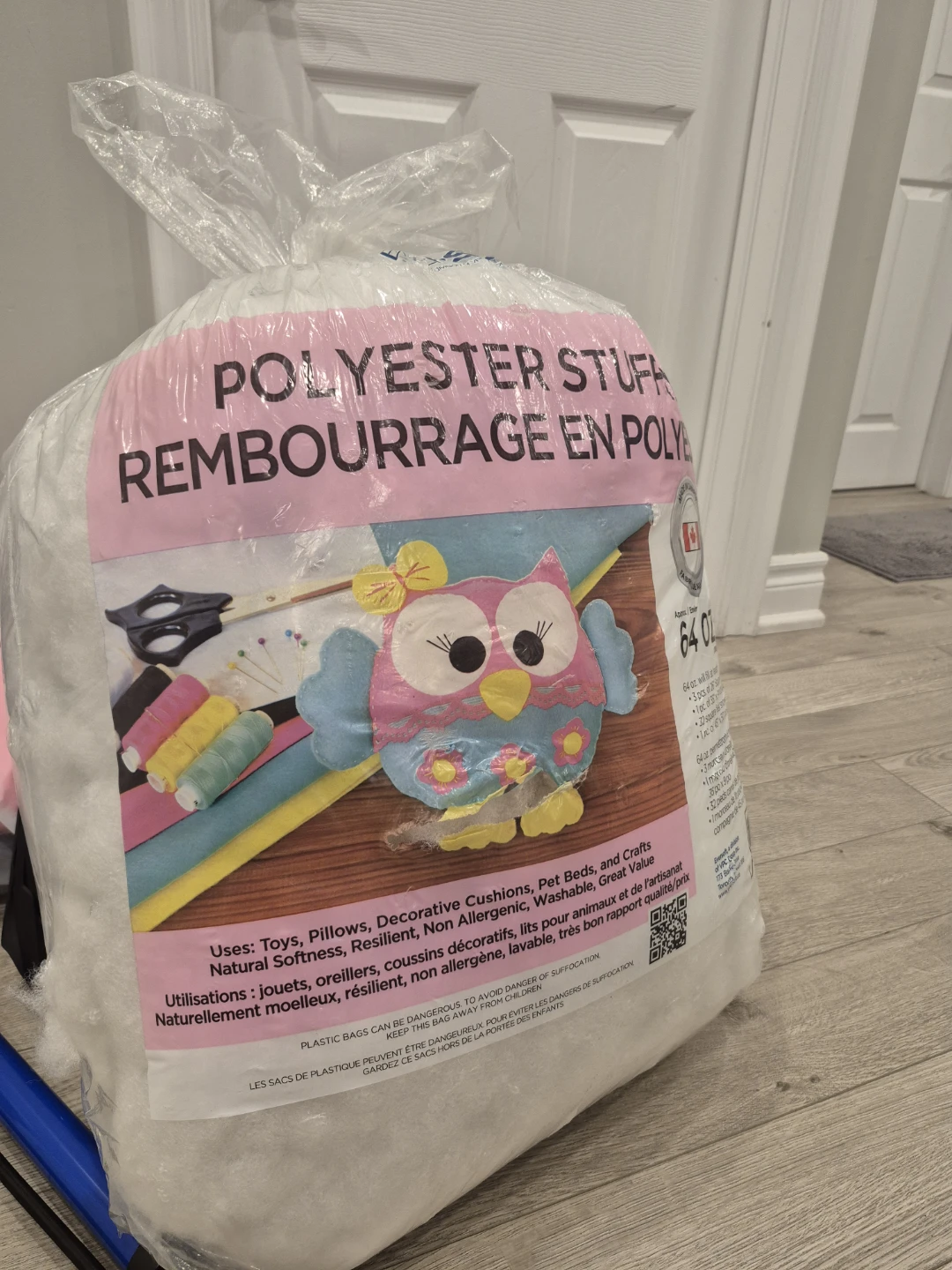 Eversoft Polyester Stuffing 64 oz