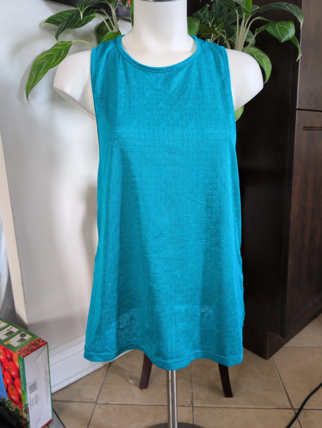 Teal Athletic Tank Top size S