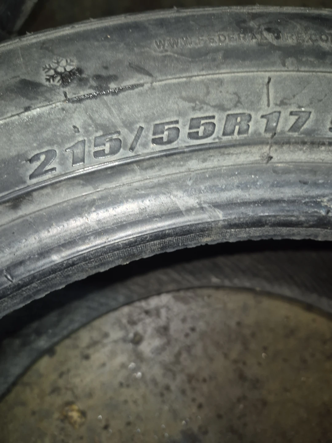 1 only 215/55R17 federal winter grip - photo 3