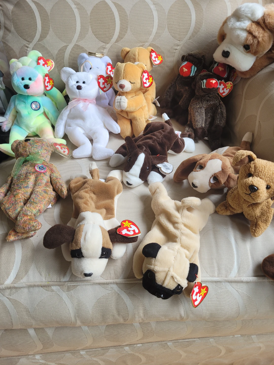 Collection of 36 Ty Beanie Babies+2 Plush BB - photo 5