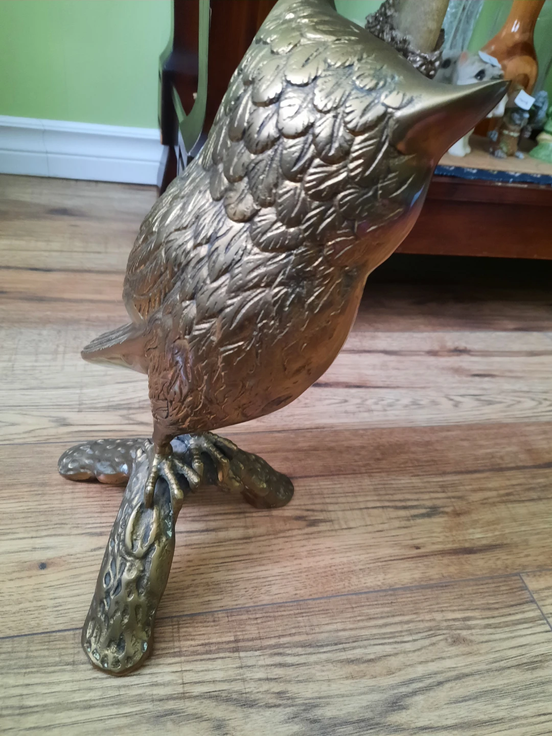 Vintage Brass Owl Figurine - photo 4