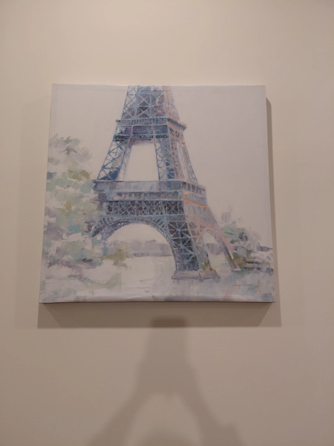 Eiffel Tower Canvas Art Print