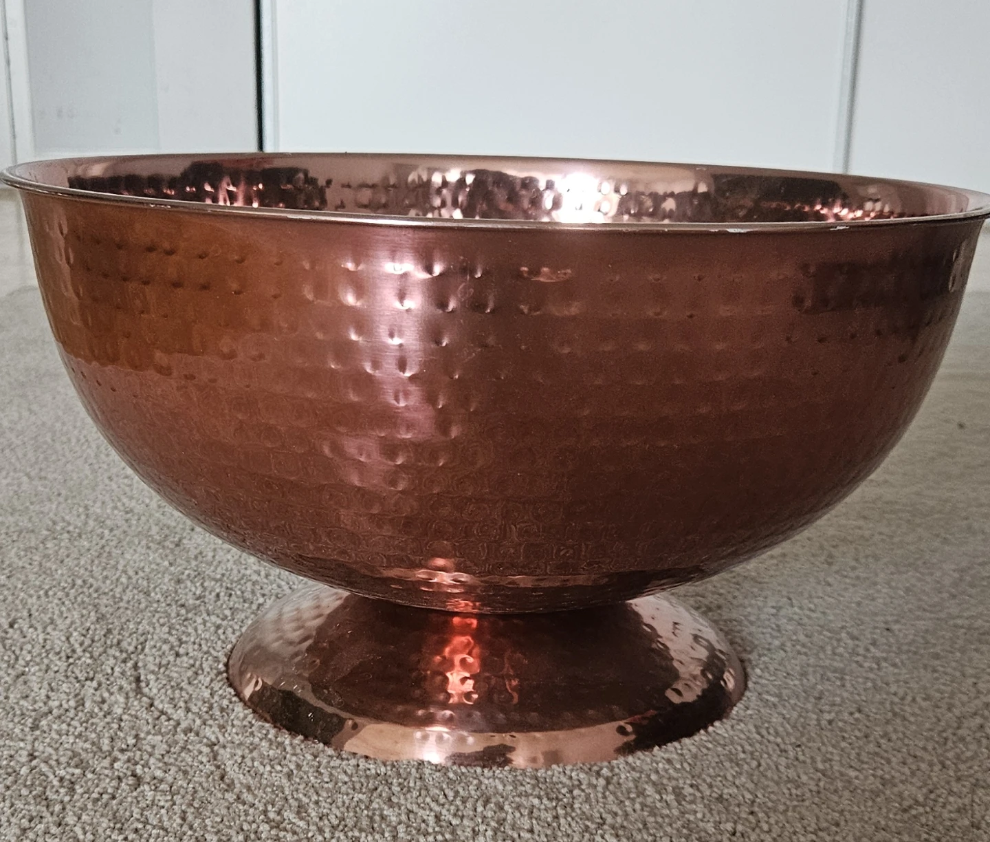 Hammered Copper Punch Bowl - photo 2