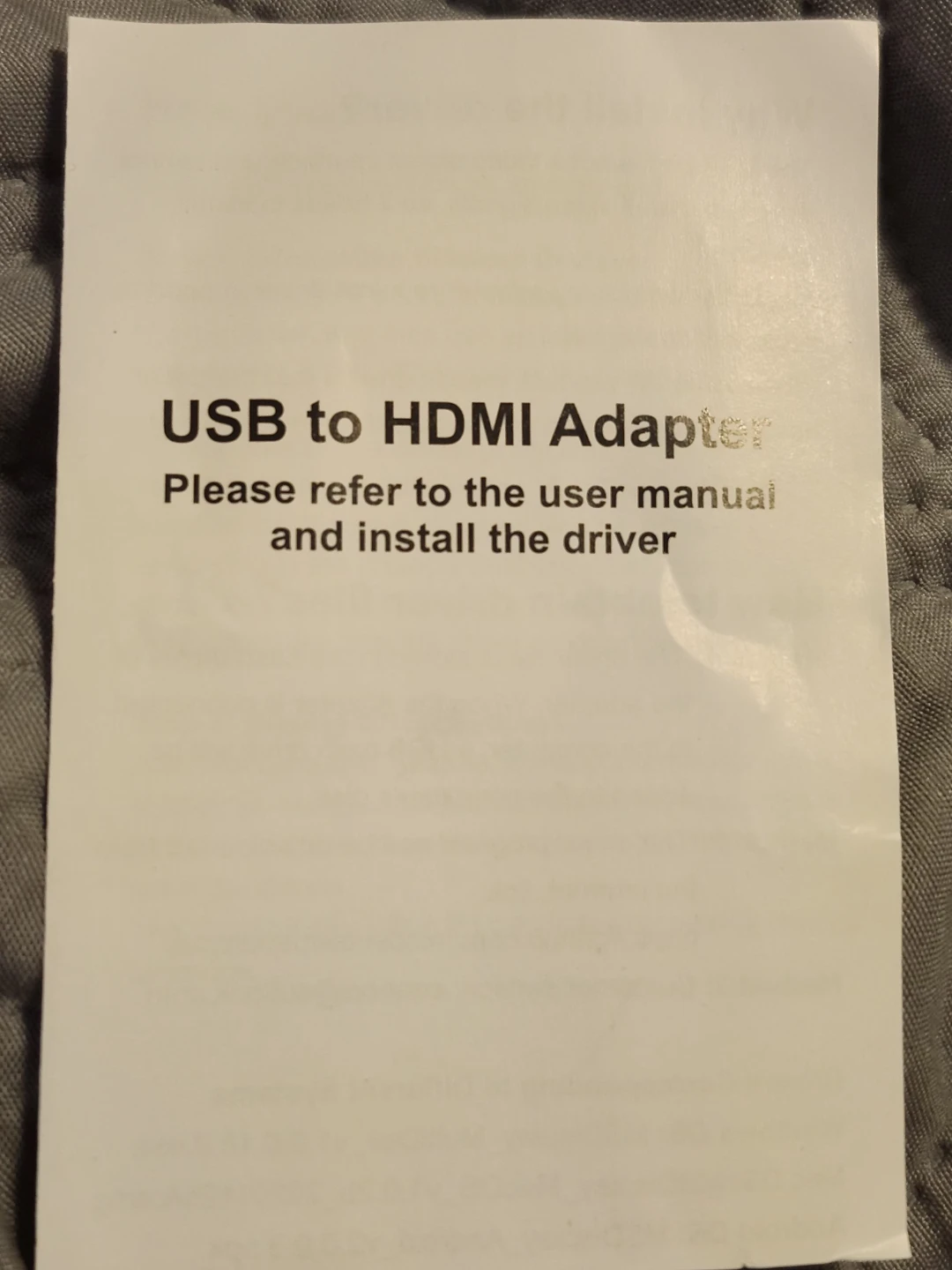 USB to HDMI Adapter - photo 3