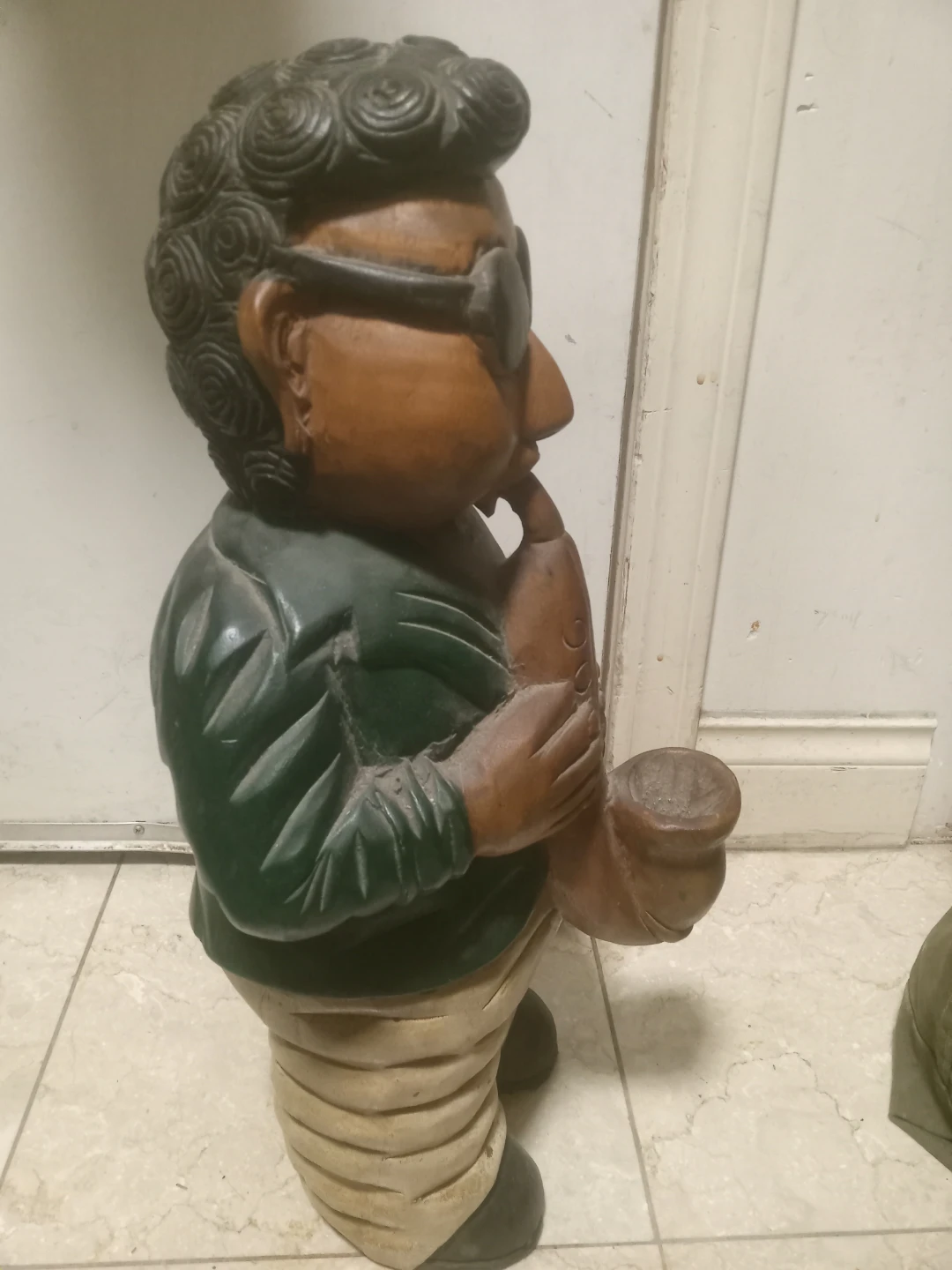 Wooden Saxophone Player Figurine - photo 2