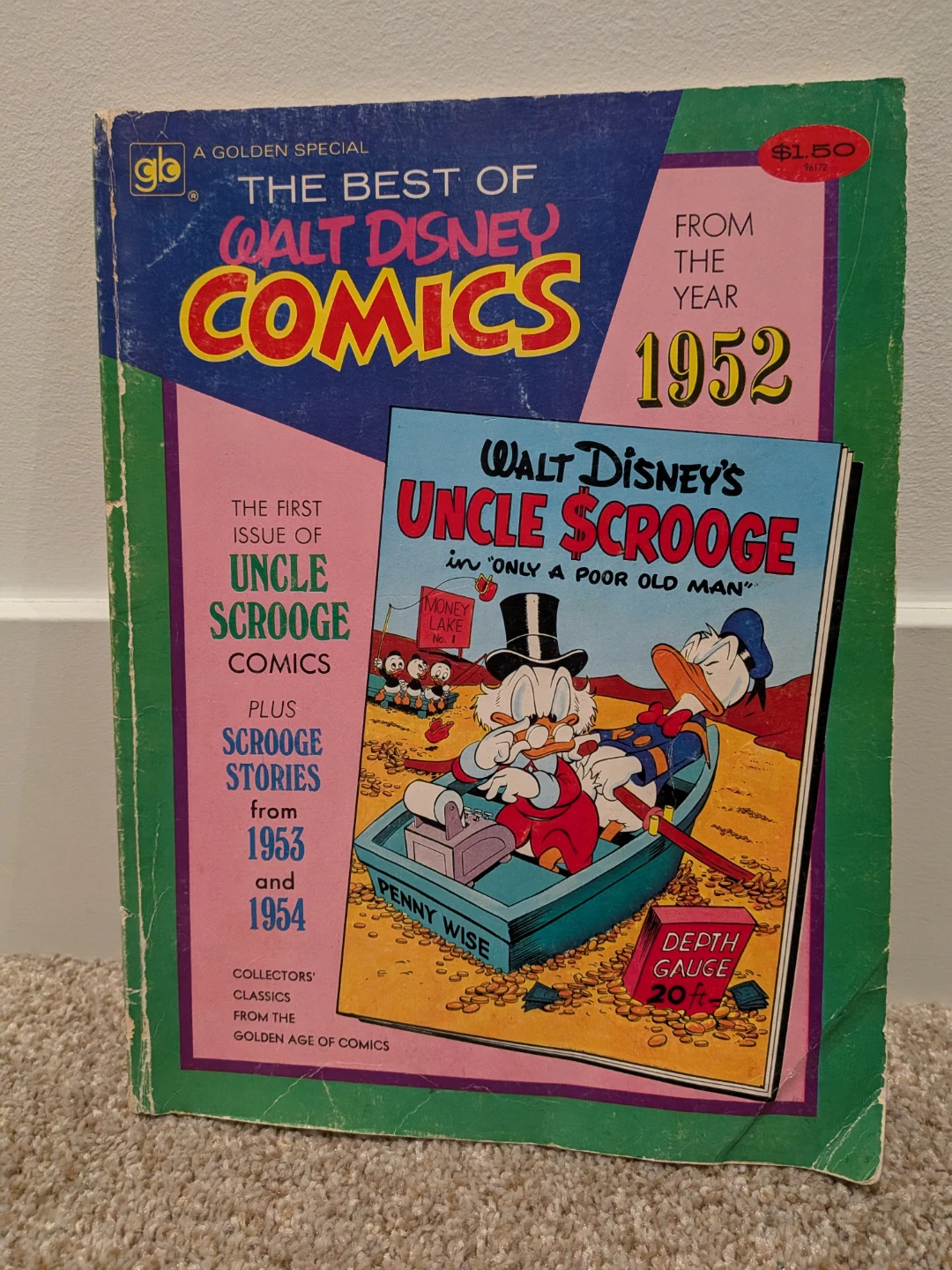 UNCLE SCROOGE IN ONLY A POOR OLD MAN WALT DISNEY 1952 VINTAGE