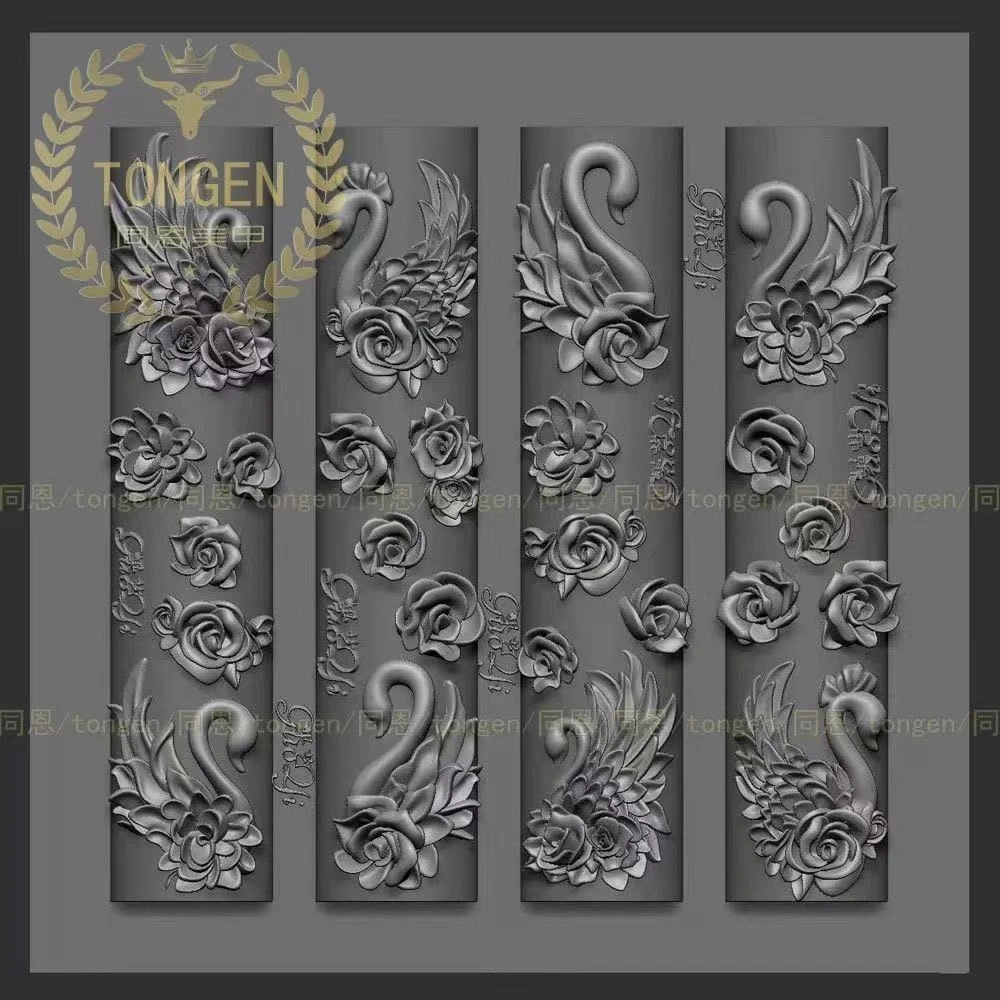 TONGEN Swan & Rose Silicone Mold for Nail Art - photo 2