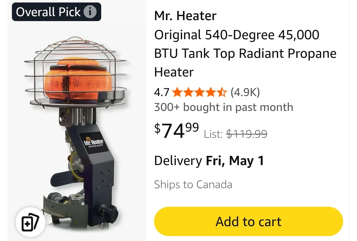 Mr. Heater Original Propane heater - photo 2