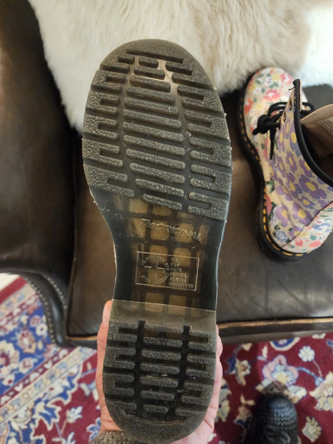 🌸 Dr. Martens 1460 Floral Mash Up Boots – Pristine Condition! 🌸 - photo 3