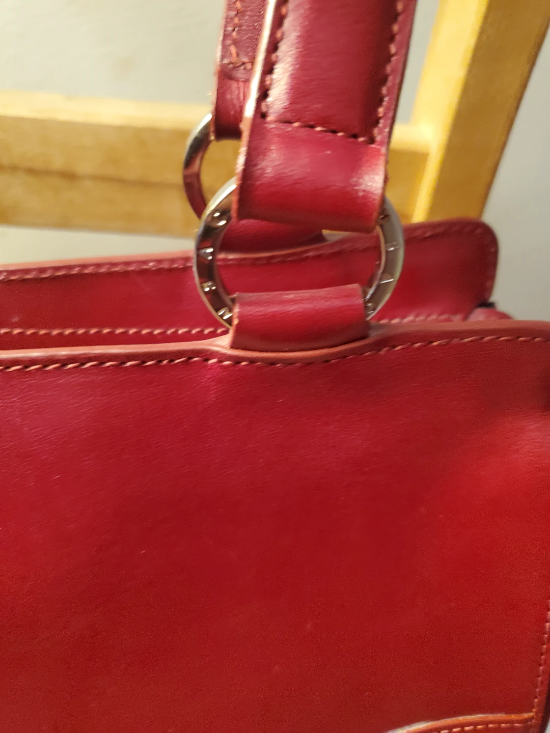MONSAC Red Leather Handbag - photo 5