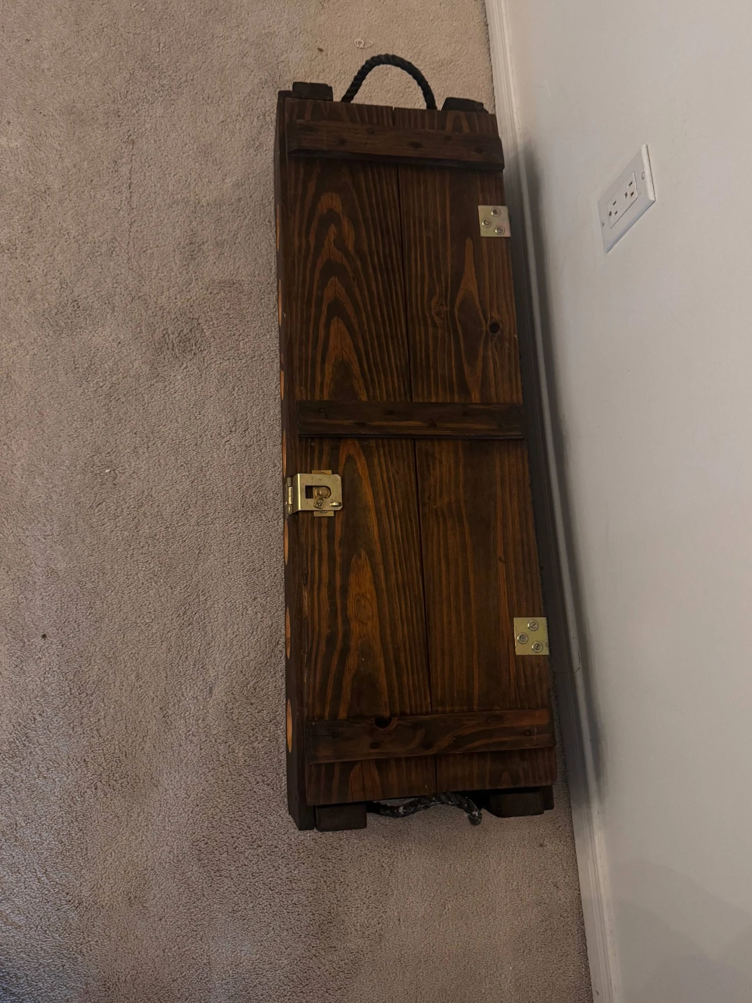 Vintage Wooden Crate Style Wine Rack - photo 5