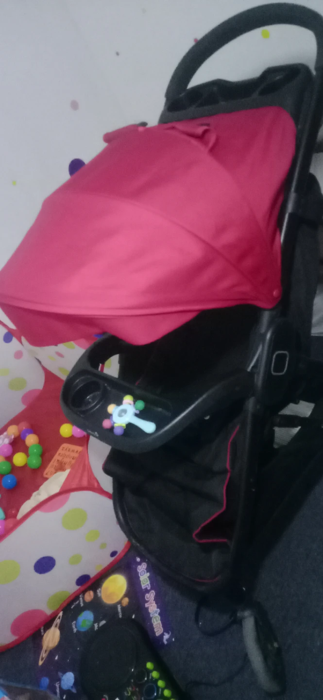 Red and Black Safety 1st Stroller
