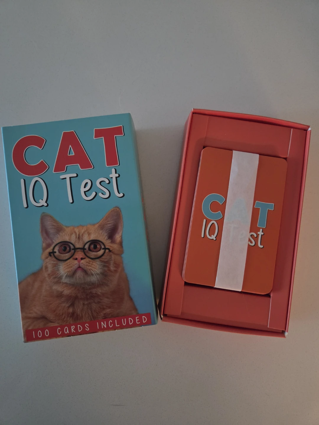 Cat IQ Test Game Cards