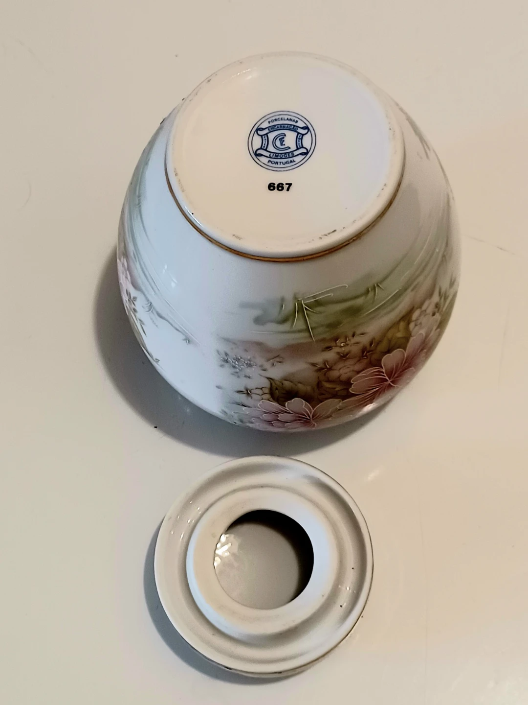 Porcelanas Encarnacao Limoges Vase - photo 4