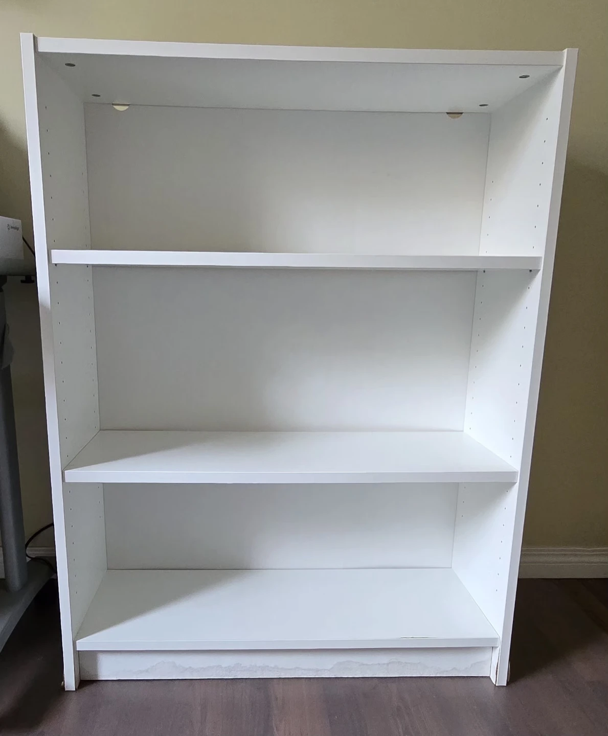 IKEA Billy White Bookshelf – 3 Adjustable Shelves