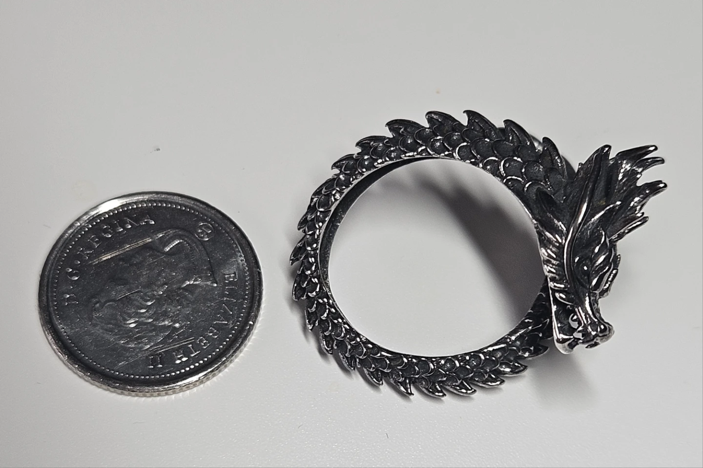 Unique Peacock & Dragon Adjustable Rings - photo 2