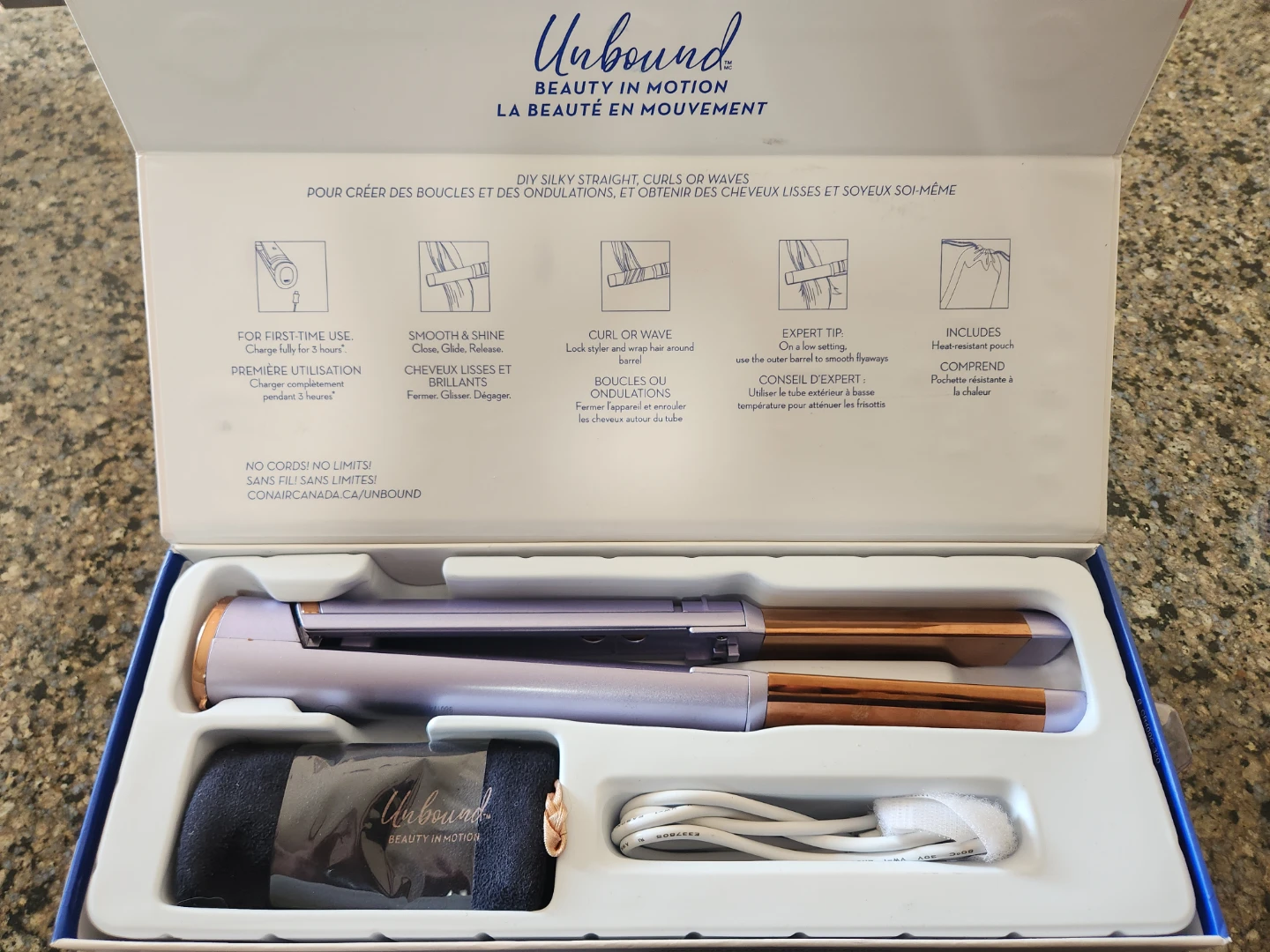 Unbound Cordless Titanium 1-Inch Multi-Styler - photo 2