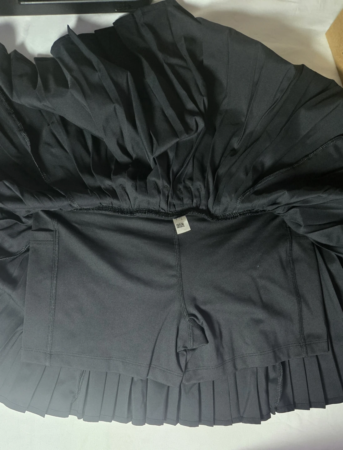 All in Motion Black Woven Pleated Skirt with Shorts - photo 4