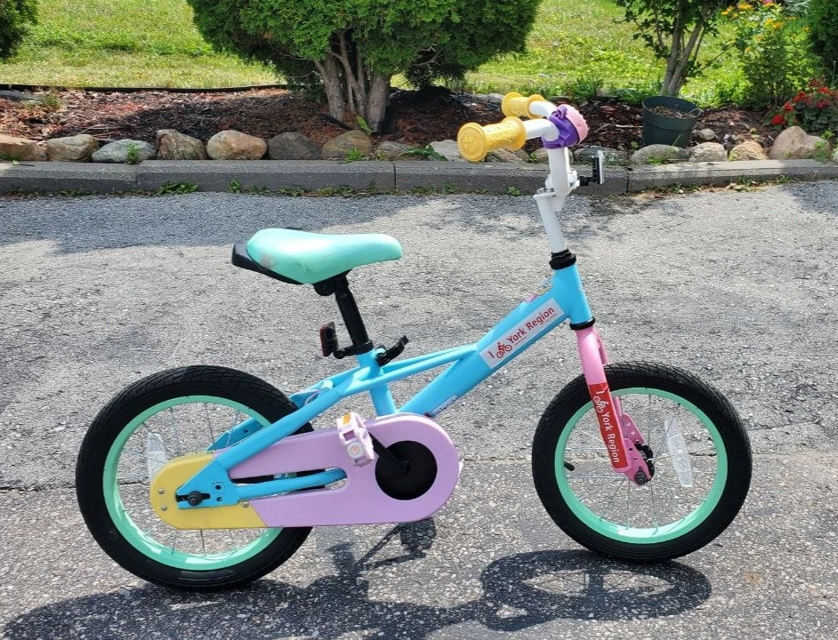 Kids Bicycle - Blue/Pink/Mint 14 inch - photo 2