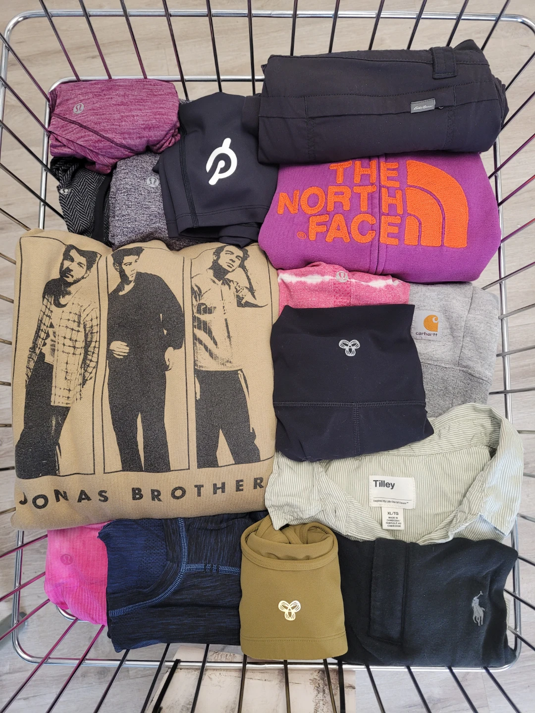 Clothing in bulk
