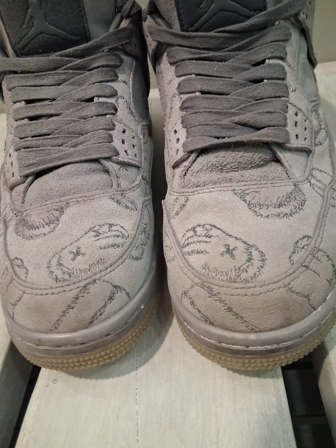 Air Jordan 4 KAWS Grey Sneakers
