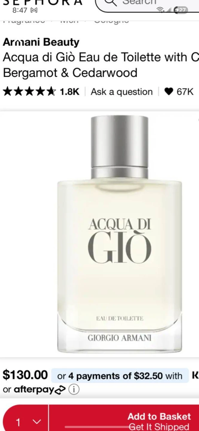 Giorgio Armani Acqua Di Gio Eau De Toilette Pour Homme - photo 2