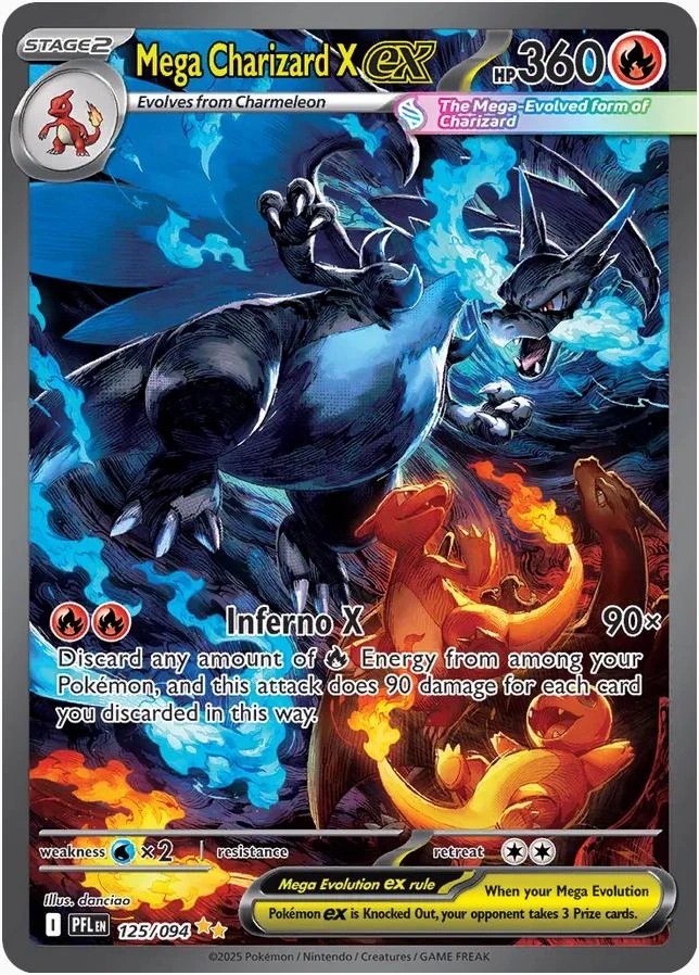 Pokémon Mega Charizard X EX 125/094 - SIR