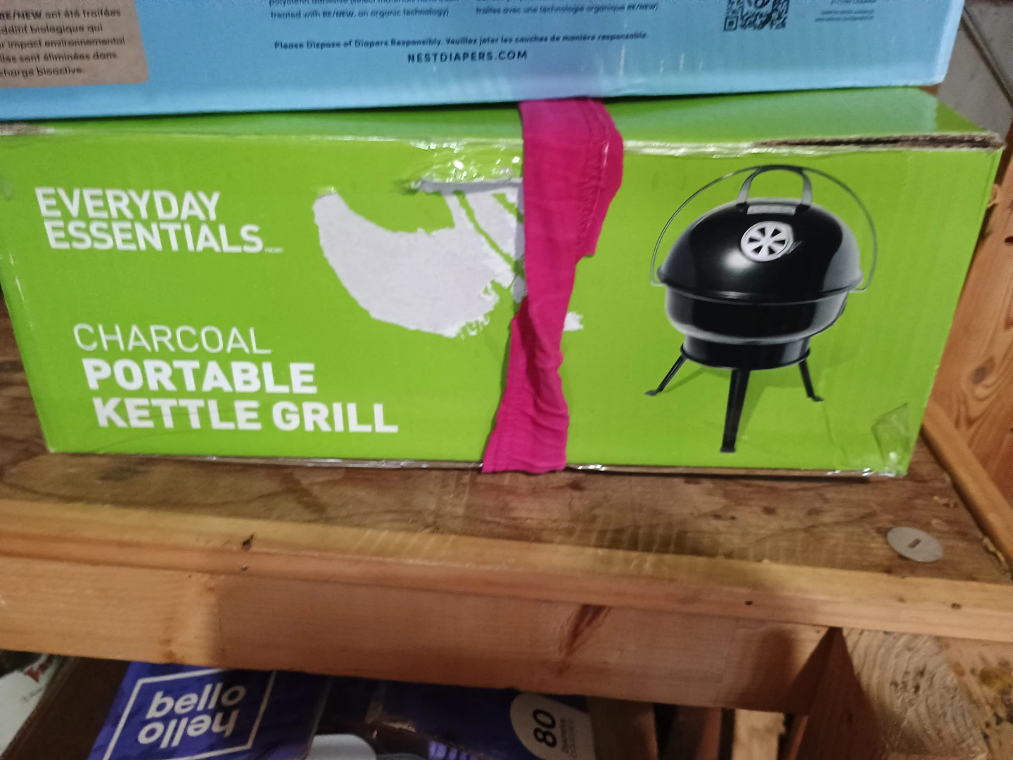 Everyday Essentials Charcoal Portable Kettle Grill