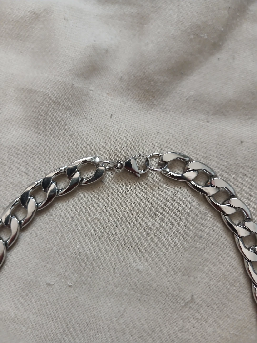 Stainless Steel Cuban Chain Link Necklace - photo 3