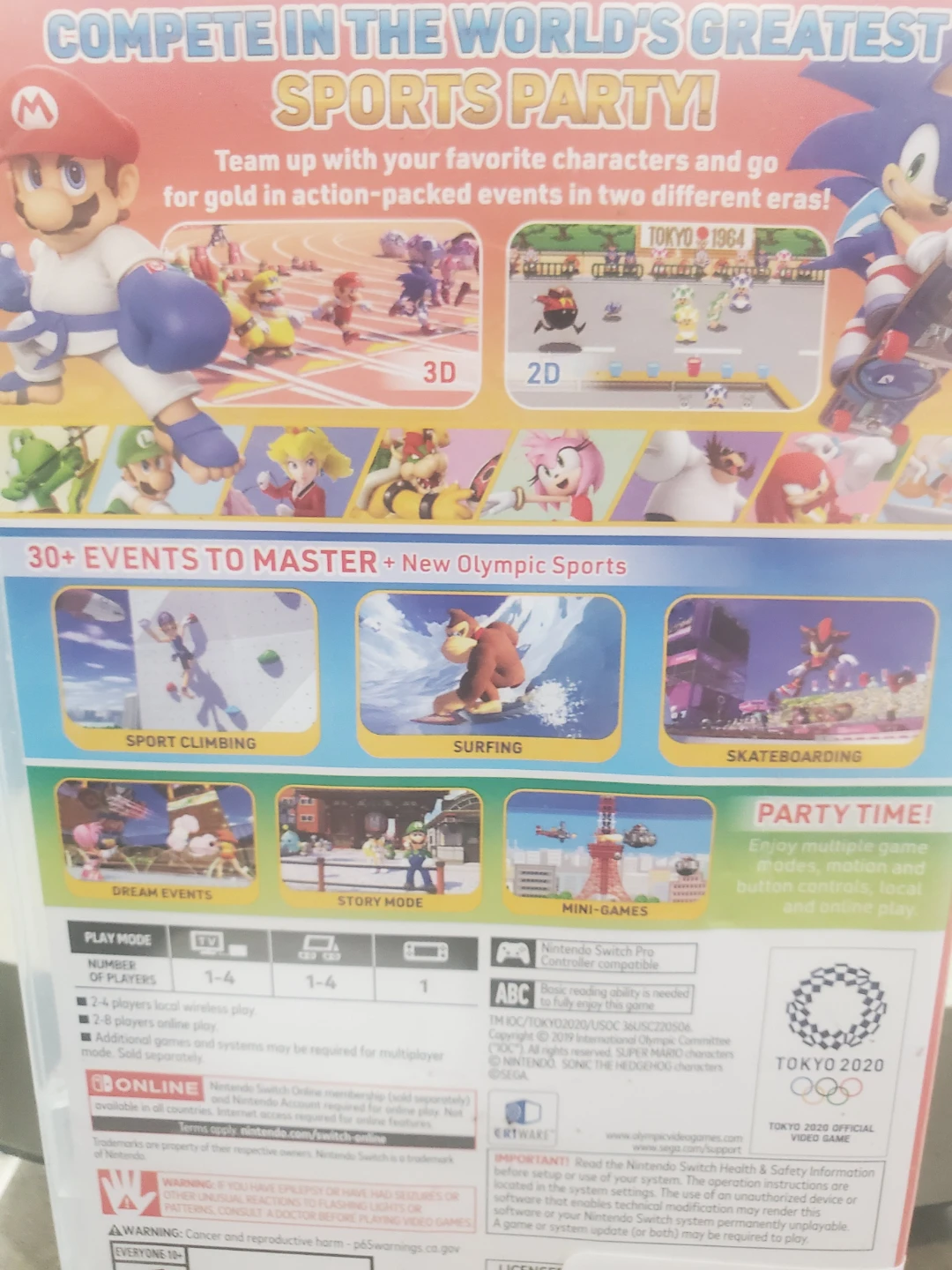 Mario & Sonic at the Olympic Games Nintendo Switch Game - photo 2