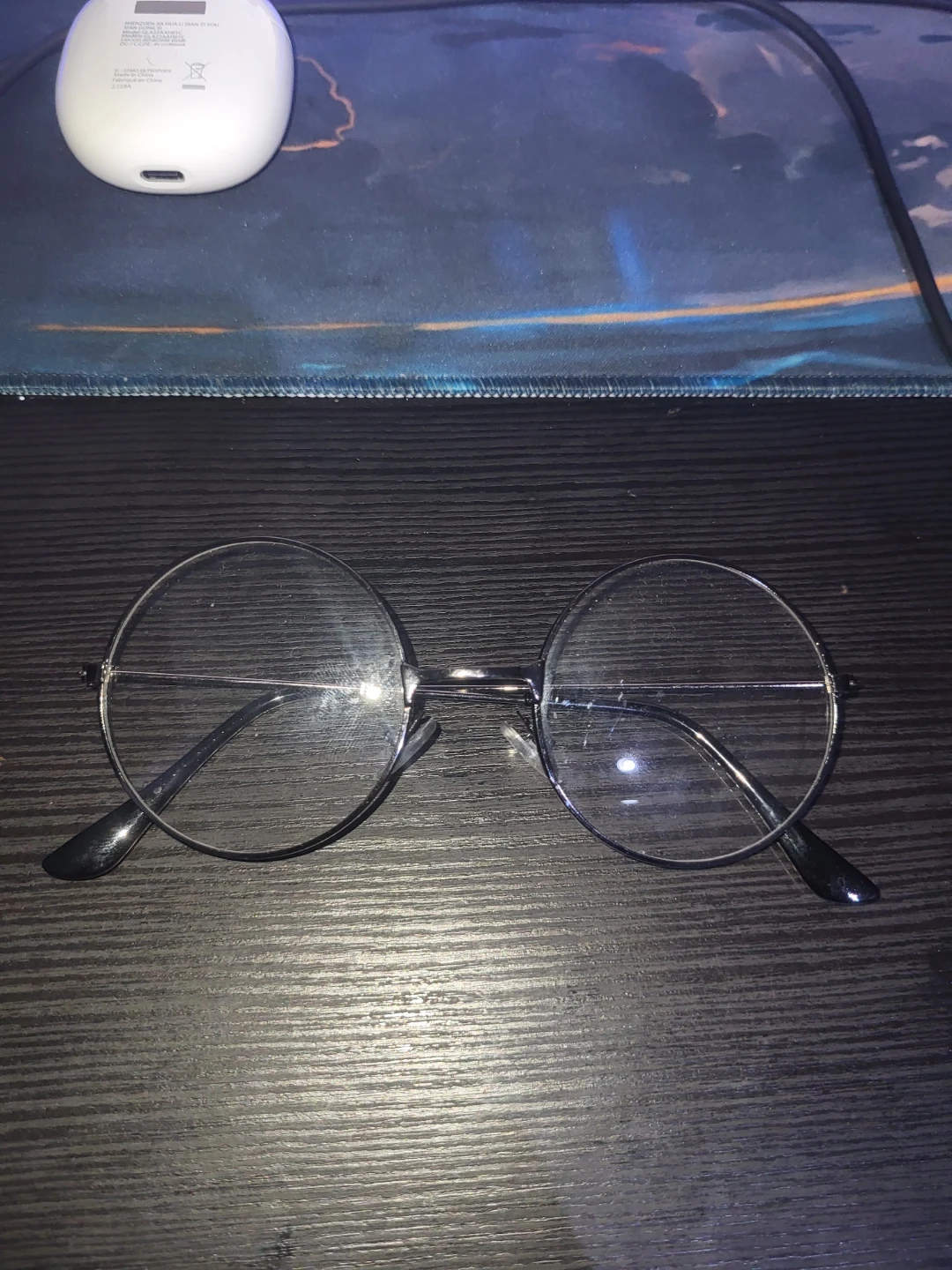Round Clear Glasses