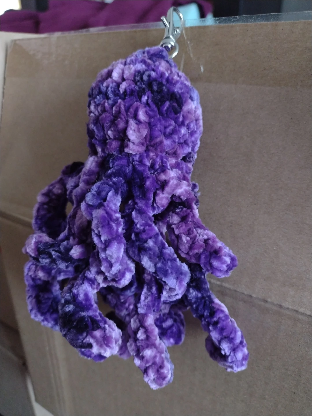 🌱 Crochet Octopus Kaychain - soft and calming - photo 2