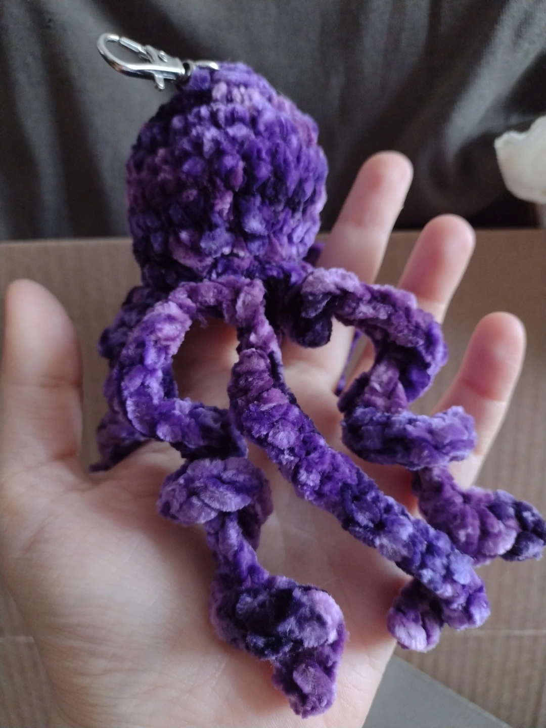 🌱 Crochet Octopus Kaychain - soft and calming - photo 4