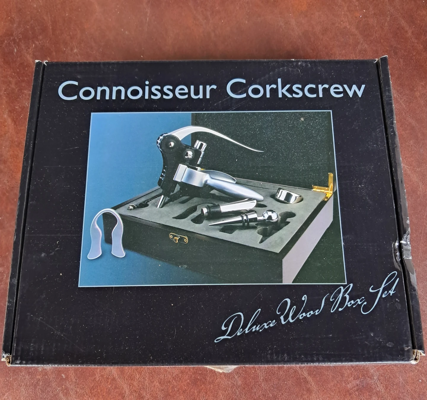 Connoisseur Deluxe Wood Box Set Corkscrew - photo 2